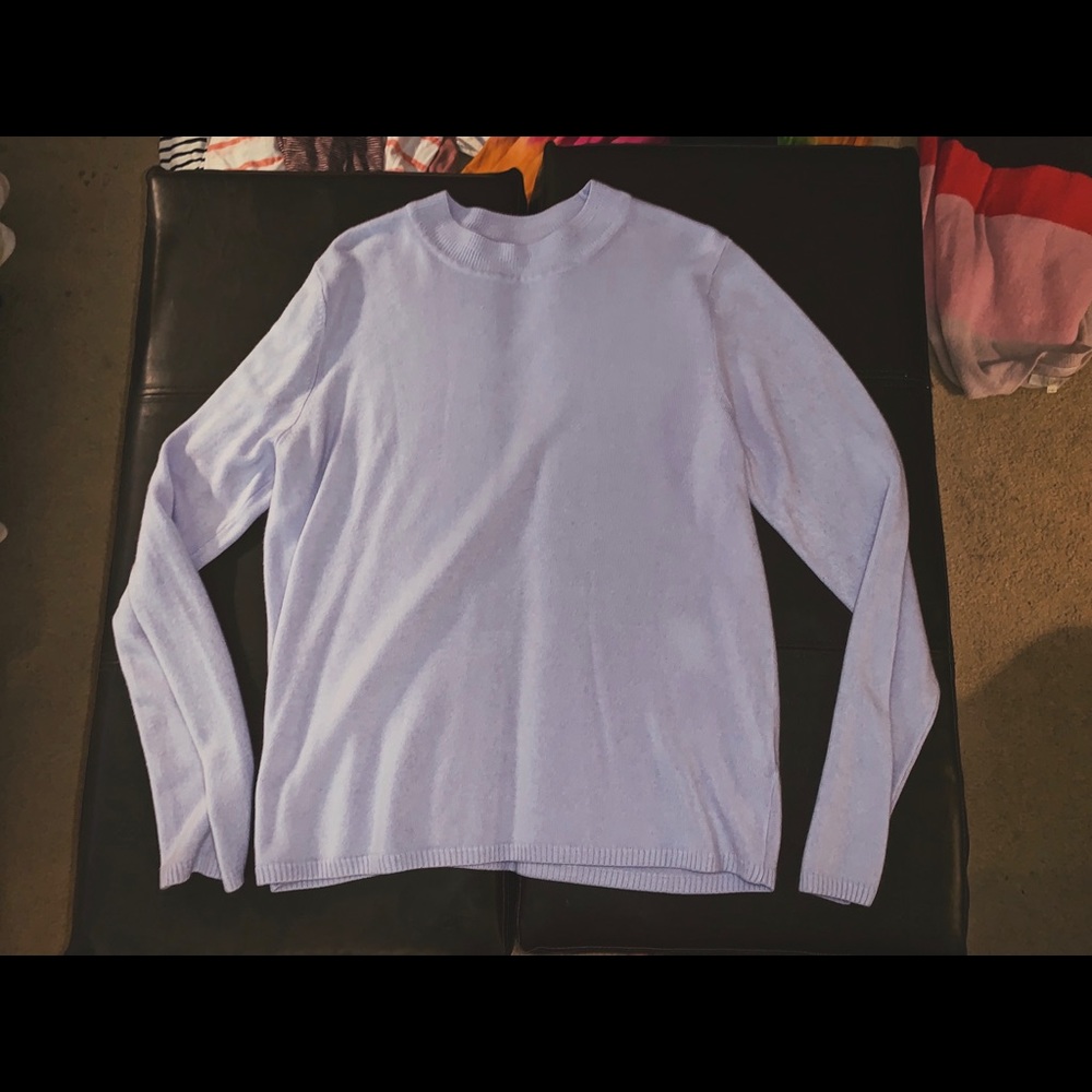 Women’s casual purple sweater